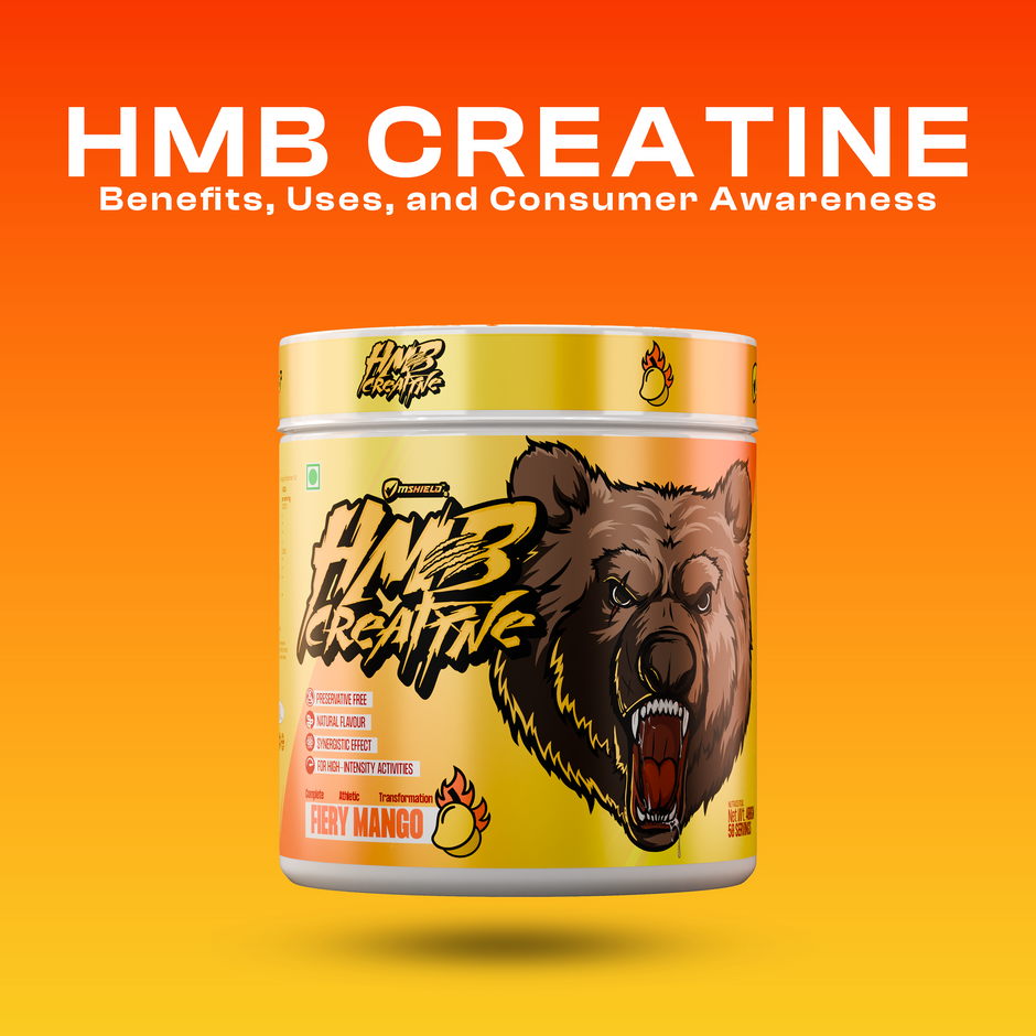 HMB and Creatine Supplement Bottle - Enhancing Muscle Growth and Recovery