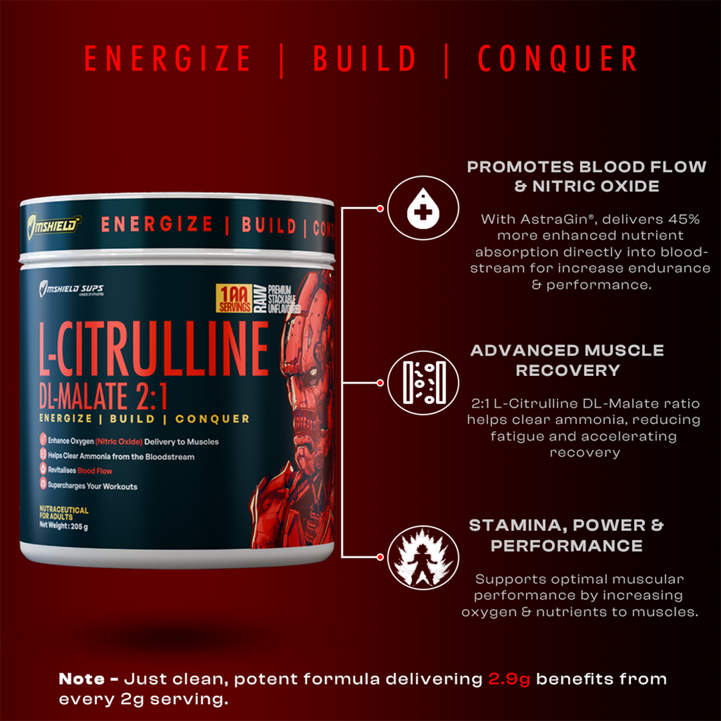 Pure Advance Raw L-Citrulline DL-Malate 2:1 + Astragin® |1.45X more Citrulline Per Serving | Premium Workout Supplement Powder | Performance & Recovery | 100 Servings | Unflavored