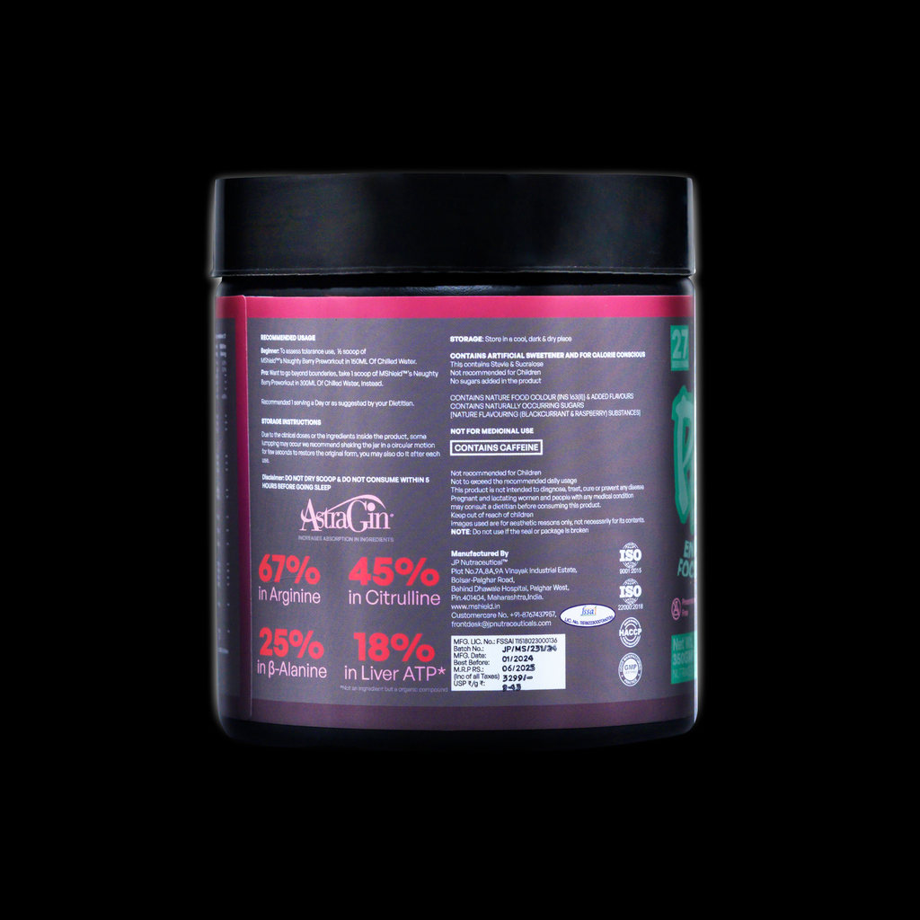 Mshield™ | Stimulant Pre-workout with Astragin®